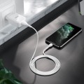HOCO ładowarka sieciowa USB A + kabel USB A do Lightning 2A N2 biała-6 176