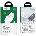HOCO ładowarka sieciowa USB A + kabel USB A do Lightning 2A N2 biała-7 176