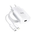 BLUE STAR ładowarka sieciowa 3A 18W Typ C + kabel Typ C do Lightning PD QC4.0 TFK-TC-1099C biała-2 207