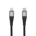 BLUE STAR kabel z oplotem 2,4A Typ C do Lightning TFK-DC-003 1,2 m czarny-2 306
