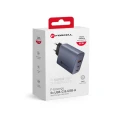FORCELL F-ENERGY GaN VT-42B ładowarka sieciowa 2 x Typ C + USB A PD QC4.0 4A 65W szara-5 313