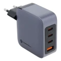 FORCELL F-ENERGY GaN VT-46 ładowarka sieciowa 3 x Typ C + USB A PD QC4.0 5A 100W szara-3 314