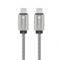 FORCELL F-ENERGY Metal C239 kabel Typ C do Typ C PD QC4.0 5A 100W E-Mark 1 m srebrny-2 337