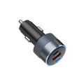 FORCELL F-ENERGY Alu ładowarka samochodowa 2 x Typ C + USB A PD QC4.0 SFC2.0 4,5A 65W szara-4 340